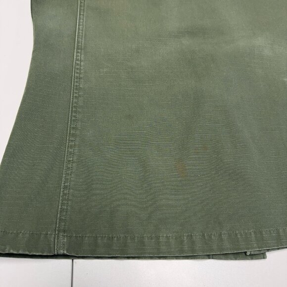 Vintage True Spec Border Patrol Military Shirt Mens M/L Green Ripstpo - Picture 14 of 16